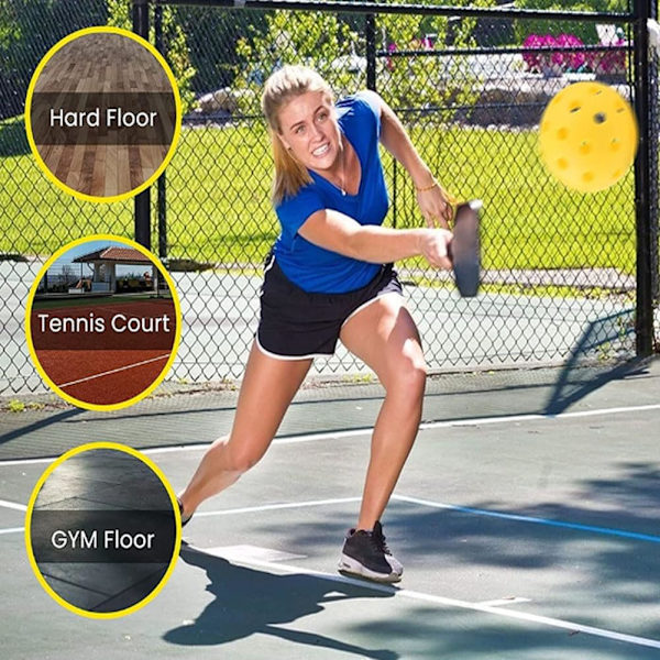 2024 Ny Match Buddy Pickleball Træner, Sportastic Pickleball Træner, Pickleball Træner Bold med Snor  sort