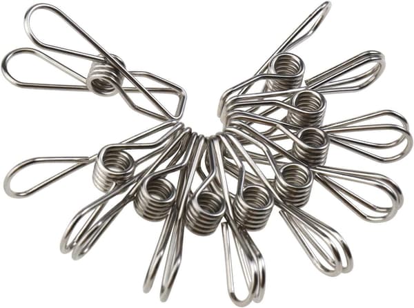 Antiskli klips til husholdning, rustfrie klips, 8 sterke klips