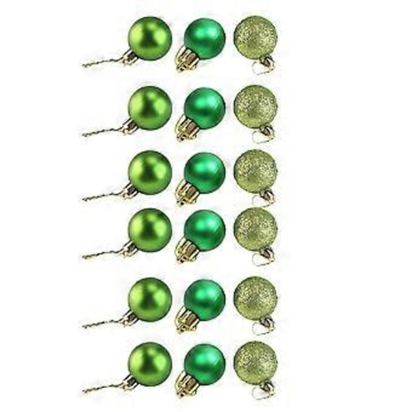 24 stk. Julekrybbe Ornamenter Juletre Dekorativ Pynt Kuler Juletrær Hengende Pynt DIY Ornamenter Kuler