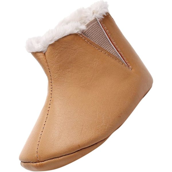 Mjuka plyschvarma snöstövlar Khaki 0-3 Months