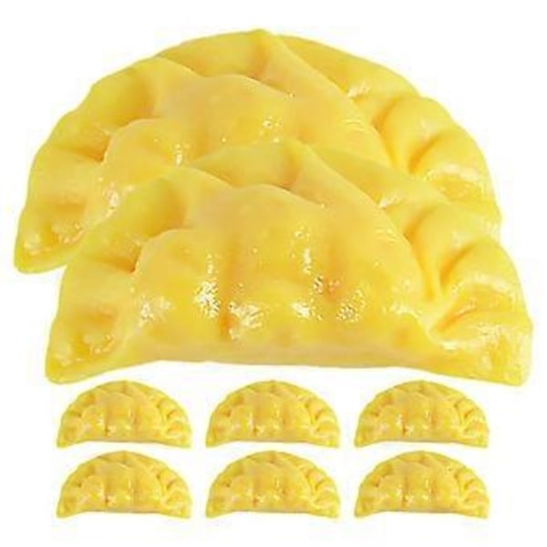 8 stk. Kunstige Dumplings Realistisk Falsk Dumpling Model Falske Dumpling Madmodeller
