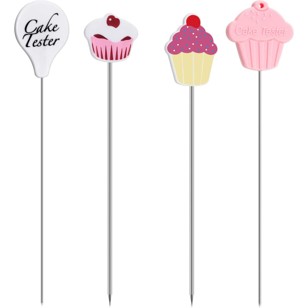 4 Pieces Cake Tester Needles Reusable Stainless Steel Cake Tester