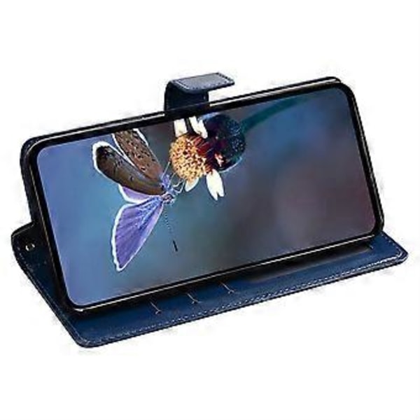 IDEWEI Fodral för Samsung Galaxy A26 5G med Kortfack Läder Telefonskal Crazy Horse Textur (Stil D)