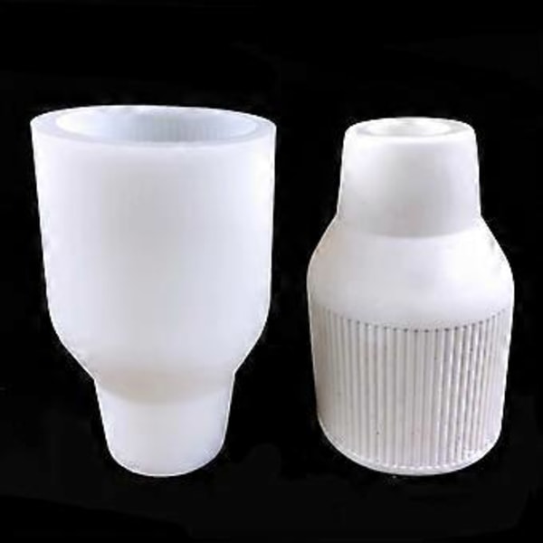 Vase Harpiksform Skrivebords Ornament Silikonform Blomst Vase Epoxy Støbningsform