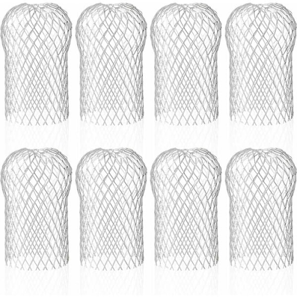 Sæt med 8 aluminiums tagrender filtre, fleksible og holdbare tagrender