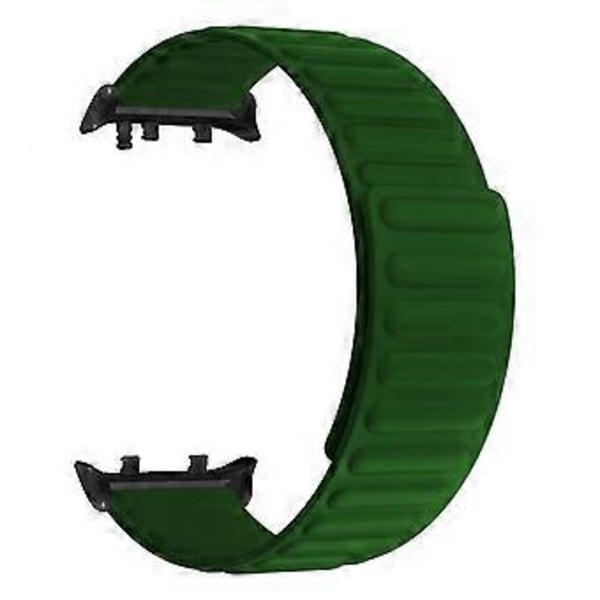 Til Huawei Watch D2 Silikone Urrem Magnetisk Udskiftningsrem - Army Green (Army Green)