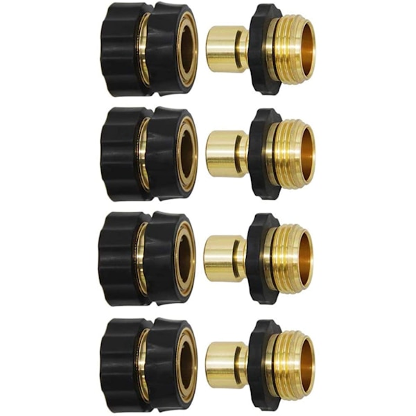 3/4 Tommer Have Slange Hurtigkobling Vand Slange Tilbehør Han og