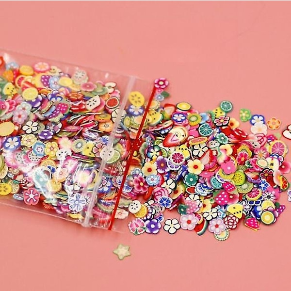 3000 st Nail Art Skivor Blandade Nagel Dekorationer Nagel Diy Tillverkningssats För Nagel Mobiltelefon Diy Hantverksmaterial