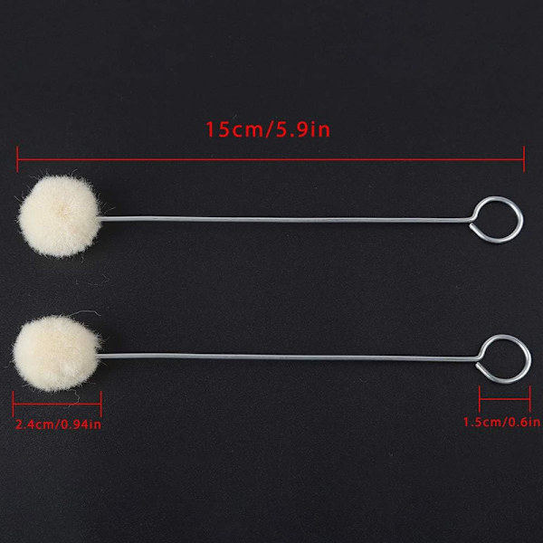 Ull Dabbers - 50-pack - Läderfärg Applikator - Leathercr
