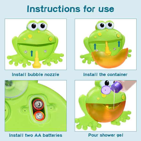 Babybad-Bubbelset med Automatisk Bubbelmaskin för Barn