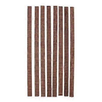 2X 8 stk Gitarbinding Innleggsstripe Tre Luthier Kantstripe Gitarkroppsdeler