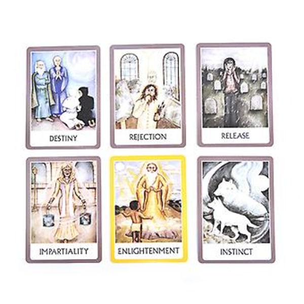 Chakra Wisdom Oracle -korttipakka Englanniksi Tarot-kortit Arvonta Lautapeli