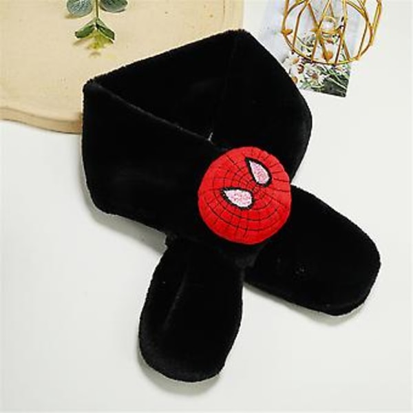 Barnas Spiderman/Batman/Superman skjerf Vinterhalsvarmer Mykt skjerf Gaver (Spiderman)