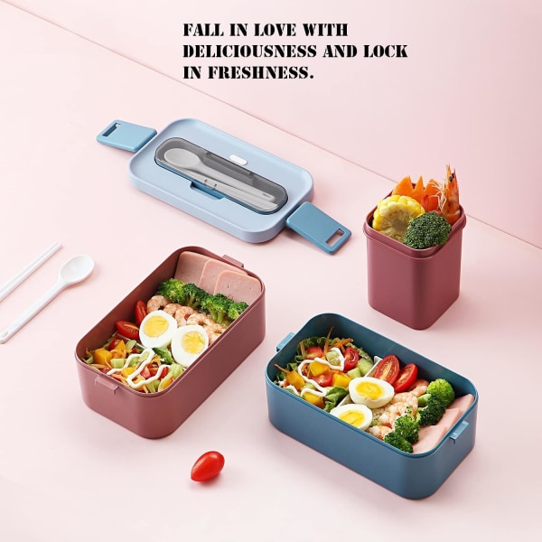Bento-boks, 1000 ml matboks, frokostboks, egnet for barn, annonse