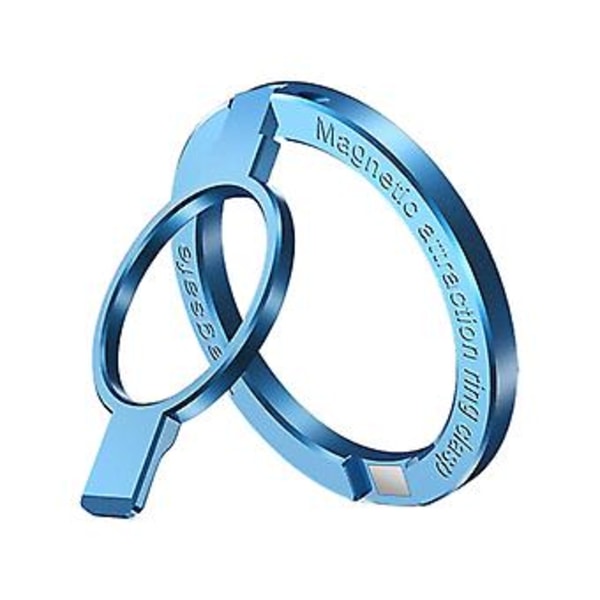 Magneettinen Puhelimen Rengaspidike Mag Safe -puhelimille Irrotettavat Otteet Rengaspidike (Sininen)