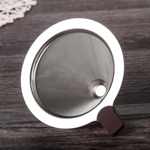 Återanvändbara kaffefilter, permanentfilter i rostfritt stål - Doubl