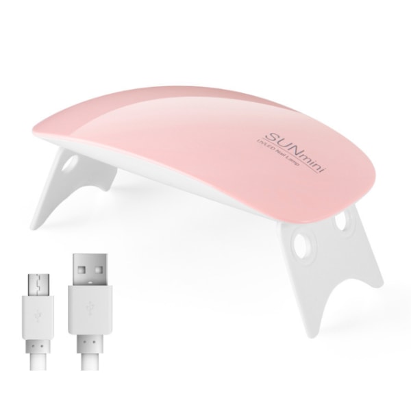 6W UV-nagellampa gelnagellampa kompatibel med alla gelnagellack