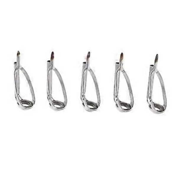 5st Fiskespö Ring Guide Set SIC Ring Spö Guides 4-6mm (Storlek 3)