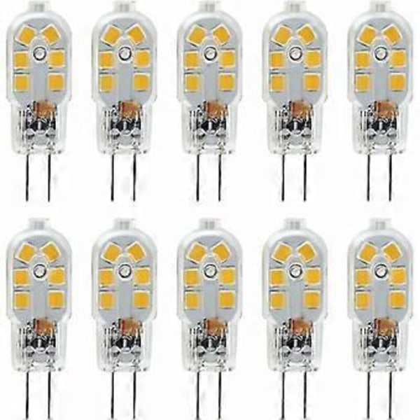 LED G4 12V 1W Lampa, Motsvarar 10W Halogen, 10-pack