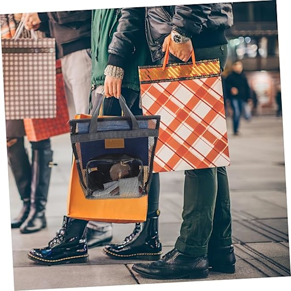 Håndtasker Tote Taske Strandtaske Mesh Opbevaringspose Strand Tote Taske Rejse