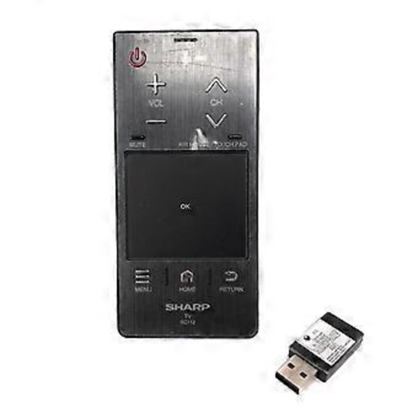 SC112 Fjernbetjening med stemme og touchpad til Sharp TV med USB-dongle ESD-1409603C