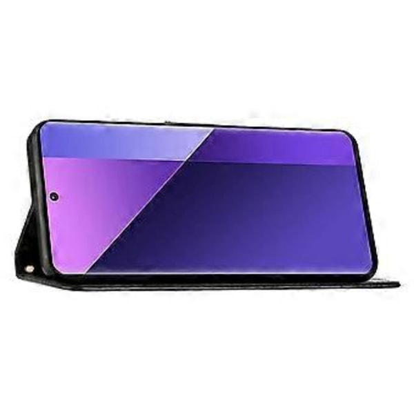 Til Samsung Galaxy A26 5G Etui PU Læder Telefon Wallet Cover med Rem (Style K)