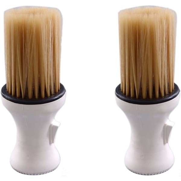 2 stycken professionella salongsbarberarsaxar rakning mjuk borste kam