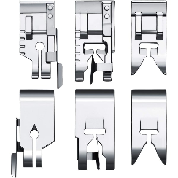 3-pack Multifunktionella Pressarfötter för Hushållssymaskin Inklusive