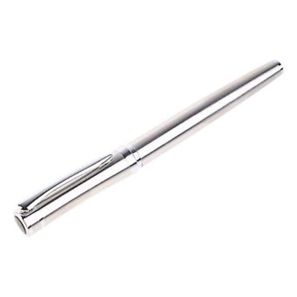 3035 Svart Högkvalitativt Fyllpenn Nib Medium (Silver)