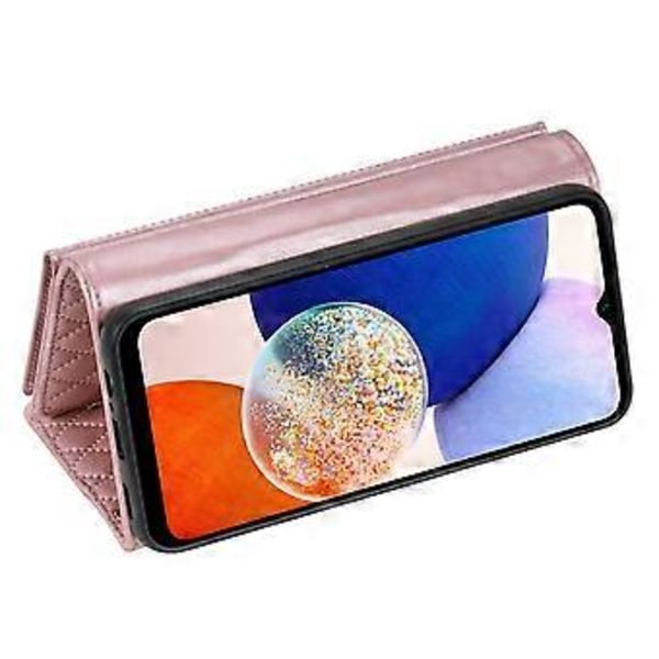 BKS-002 Plånboksfodral i PU-läder med kortfack för Samsung Galaxy A25 5G ()