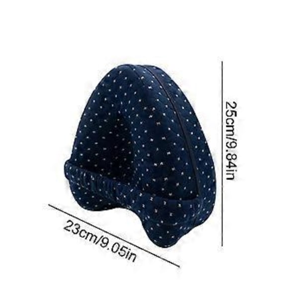 Kaula- ja olkapäävenytystyyny, kaularangan kiropraktiikkatyökalu, kipua lievittävä tyyny, nopea (tummansininen)