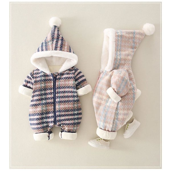 Baby Clothes Baby Clothes Autumn And Winter Jumpsuits To Go Out To Keep Warm Kazakhstan Clothes Climbing Clothes 80cm