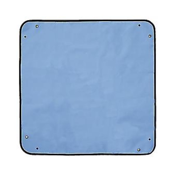 2 stk. foldbar havemåtte, plante ompotningsmåtte, vandtæt tyk PE-måtte, anti-snavs presenning blå (75 cm)