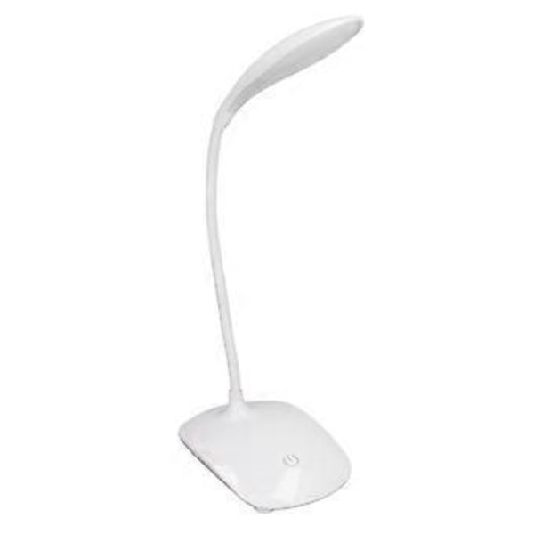 Touch Control LED Bordlampe USB Batteridrevet 3 Lysindstillinger Fleksibel Vinkel til Børn Studenterkollegium Soveværelse