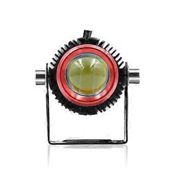 2 st LED Motorcykel Framlyktor Tvåfärgad Dimljus, 3000K Gul 6500K Vit Universell Körljus, 30W 3000LM Hög/Låg Ljusbild Vattentät Spot DRL
