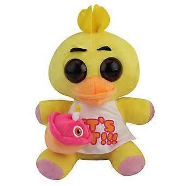 FNAF Plushies Five Nights at Freddy's Plysjdukker Bjørn Foxy Kanin And Gifts Sengdekor (D)