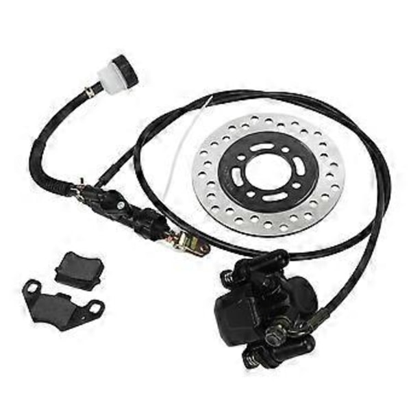 Bremseskivebremsesæt Bremseskivebremsesæt Bremseklods Disk Rotor til 50cc 110cc 125cc 150cc 200cc 250cc