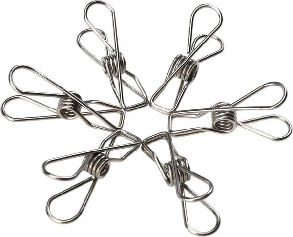 Antiskli klips til husholdning, rustfrie klips, 8 sterke klips