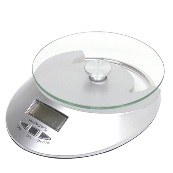 Romersk silverköksskala, köksskala med LCD-display, mat