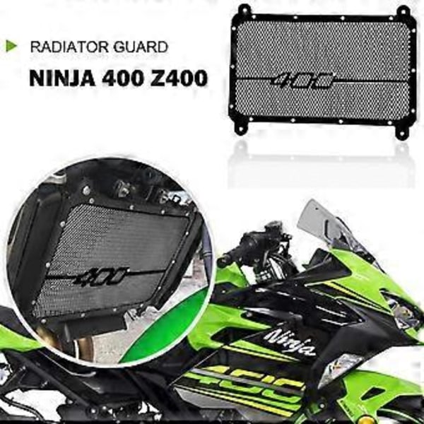 Moottoripyörän Jäähdyttimen Säleikön Suojus Kawasaki NINJA400 Z400 2017-2023 Lisävarusteille