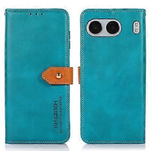 KHAZNEH Plånboksfodral till OnePlus Nord 4 med Ställ Läder Flip Cover (Stil B)