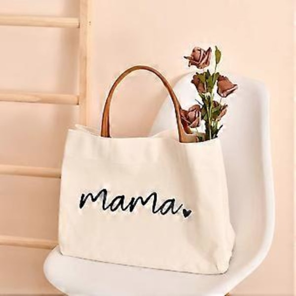 Mor Mama Taske Mor Gaver Momlife Tote til Shopping, Strand, Rejser, osv.