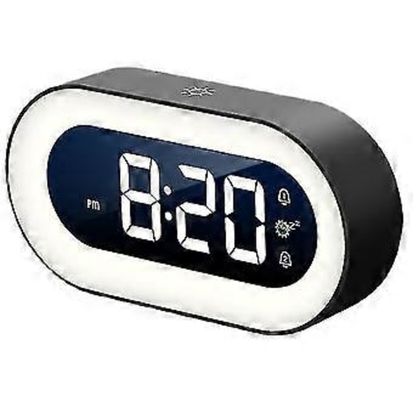 LED väckarklocka student sänglampa lysande elektronisk klocka inomhus elektronisk klocka (grön)