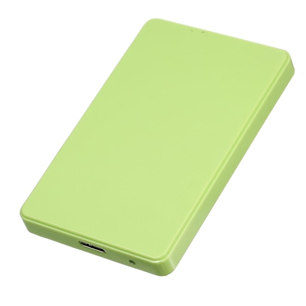2,5 tommer harddisk etui Usb3.0 ekstern Hdd/ssd kabinet Sata harddisk etui（grøn）