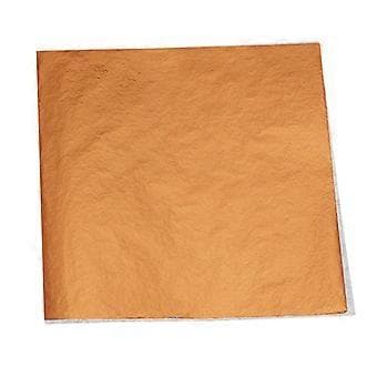 100x 9cm Jäljitelmäpaperit Askartelu DIY (Ruusu Kulta)