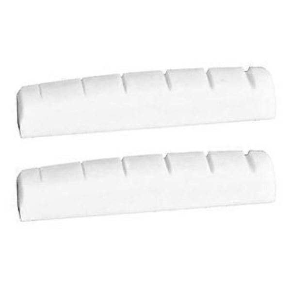 2 Pakker Gitar Oversadel Bein Slisset 43MM For Elektrisk Gitar