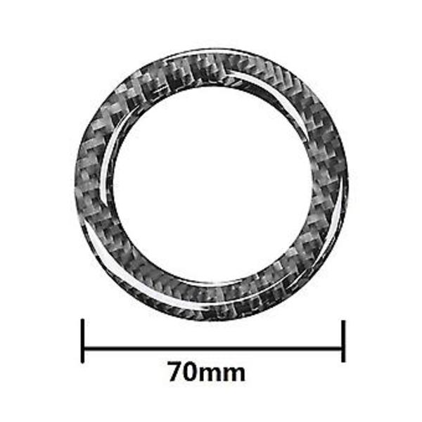 Klistremerker i karbonfiber til rattnav for - 3-serie E46 323i 328i 330i 325i 1997-2