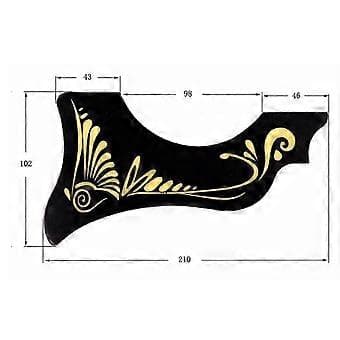 4- Guitar Pickguard Anti-scratch Plade til 40/41in (5 stk)