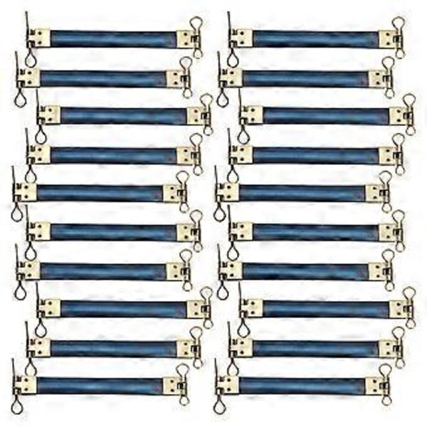 20 st Metall Interna Flexramar Retro för Myntplånböcker Väskor Pennfodral DIY Tillbehör