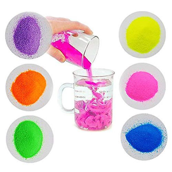 6 Pakke Magisk Sand - Educational Innovations Magisk Sand Rum Sand Hydrofobisk Sand Legesand Farvet Sand Legetøj Til Børn & Voksne - 6 Farver